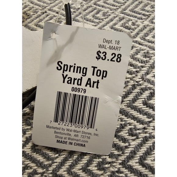 Halloween Spring Top Yard Art Ghost And Star, Boo- 2ft Tall- Wal-Mart - Picture 6 of 6